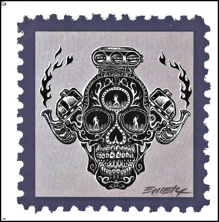 Emek - QOTSA / MotÃÂ¶rhead Stamps 11 - QOTSA Eyes Edition