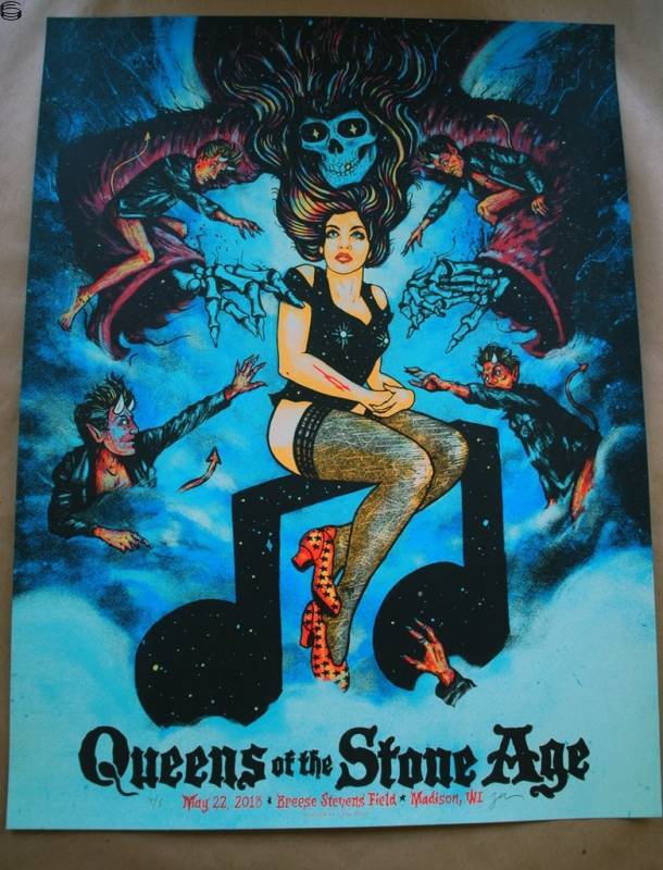 Zeb Love - Queens of the Stone Age Madison - Blue Edition