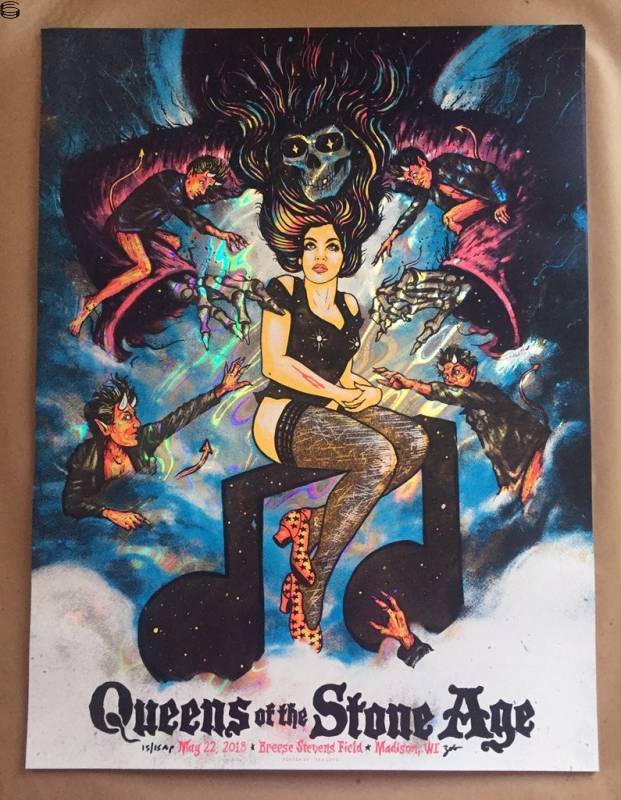 Zeb Love - Queens of the Stone Age Madison - Lava Foil Edition