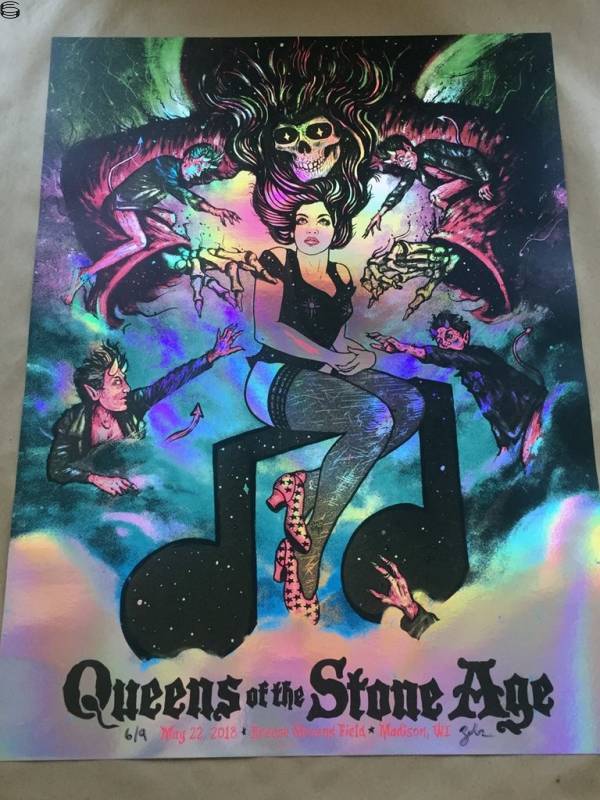 Zeb Love - Queens of the Stone Age Madison - Rainbow Foil Edition