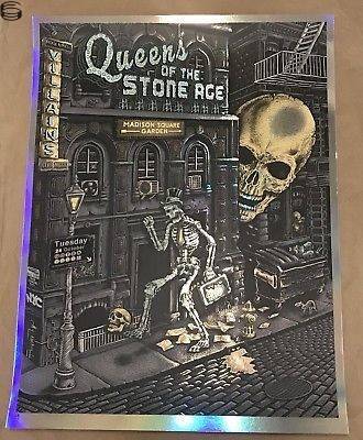 Emek - Queens of the Stone Age New York City 17 - Show Foil Edition