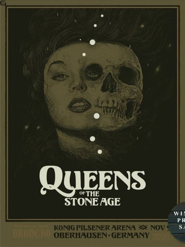 Richey Beckett - Queens of the Stone Age Oberhausen 17 - Olive Edition