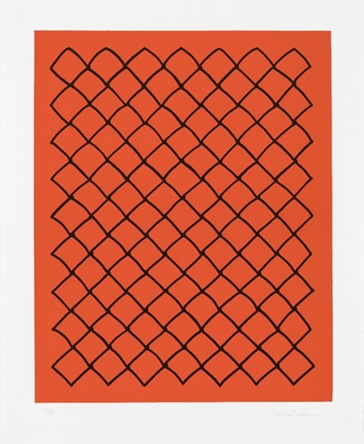 Mona Hatoum - Untitled - Fence, Red