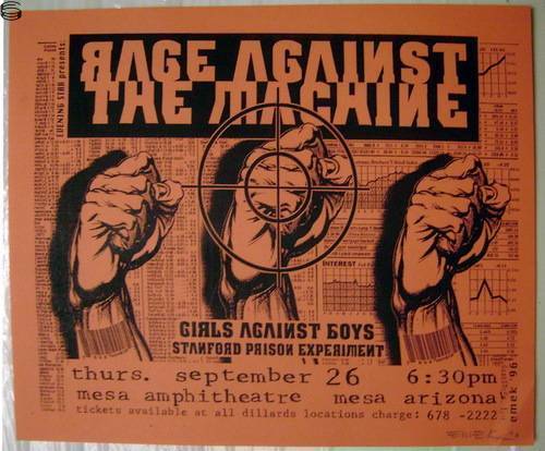 Rage Against the Machine Mesa 96