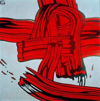 Red Painting (Brushstroke)