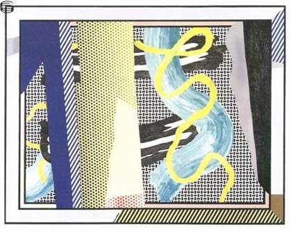 Roy Lichtenstein - Reflections on Brushstrokes (C 242)