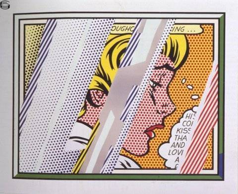 Roy Lichtenstein - Reflections on Girl (C 245)