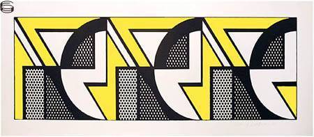 Roy Lichtenstein - Repeated Design (C 90)