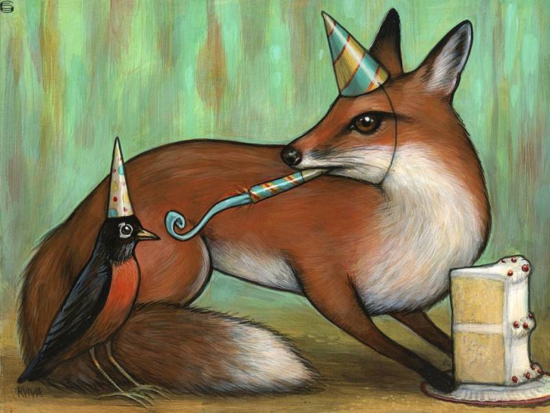 Robin and Fox