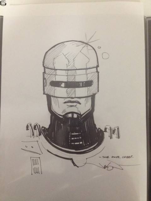 Robocop New York Comic Con Sketch