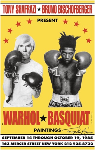 Jean-Michel Basquiat - Warhol Basquiat 1985 Limited Edition Poster
