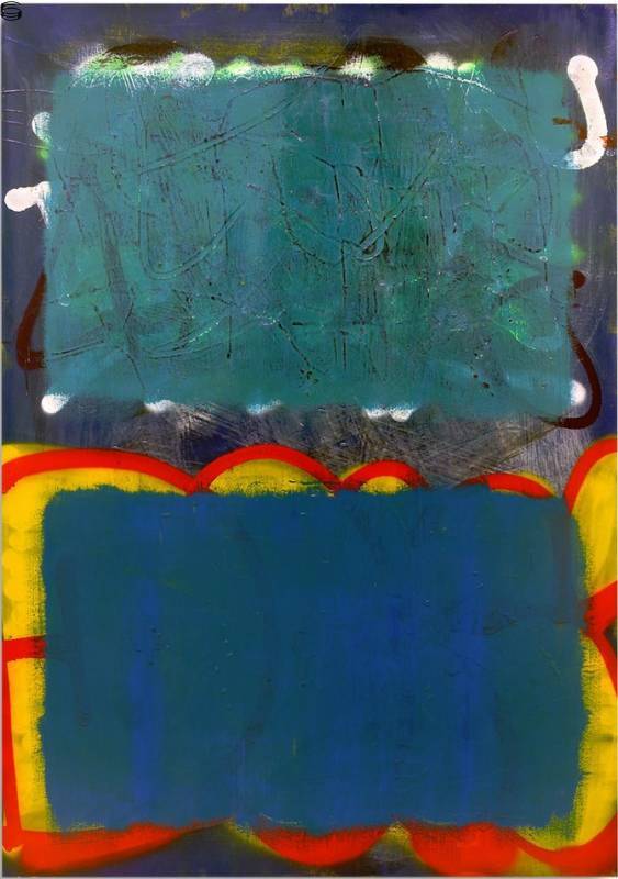 Rothko's Modern Life (Green and Blue) 14