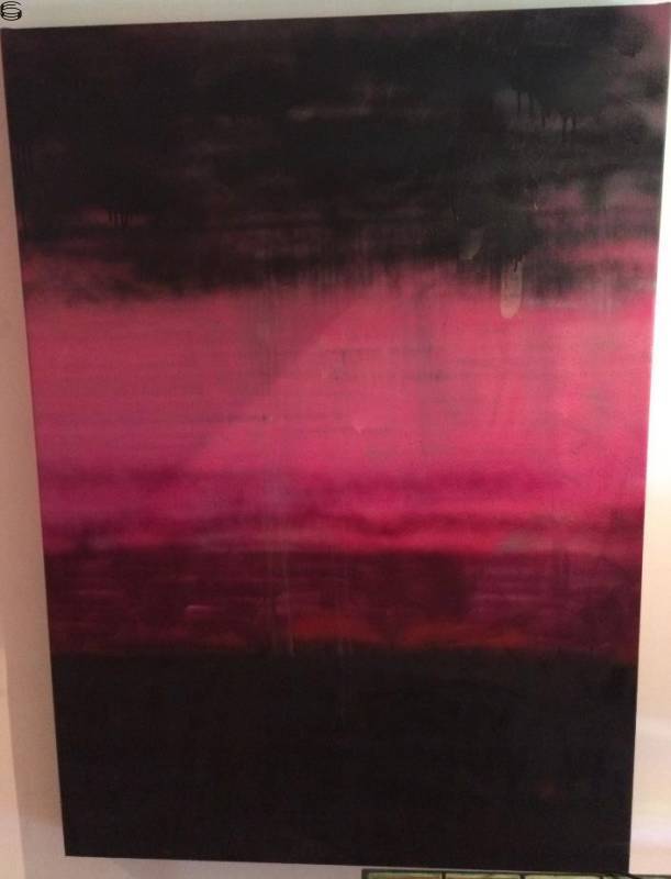 Rothko's Modern Life (Pink and Black) 13