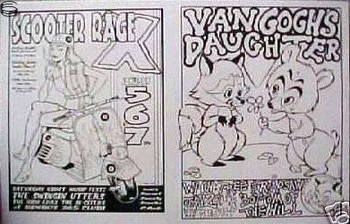 Frank Kozik - Scooter Rage X San Francisco 96 - Uncut Blackline Edition