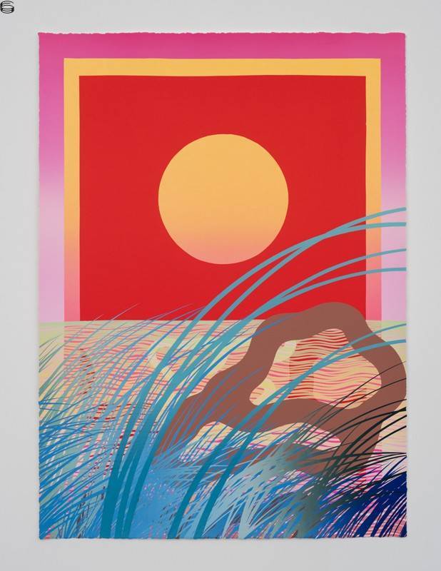 Sam Friedman - Second Beach Monoprint - First Edition