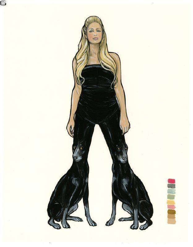 Seque #105 (Paris Hilton with Dog Legs)