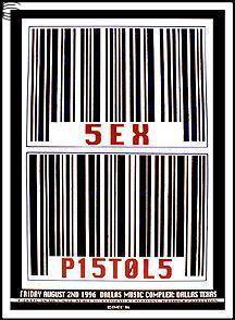 Sex Pistols Barcode Dallas 96