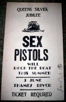 Sex Pistols Queens Jubilee 77