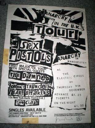Sex Pistols UK Tour 76