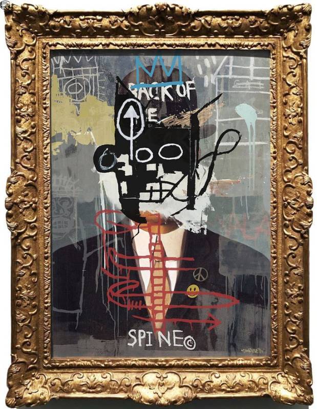 Kenny Random - Basquiat Portrait