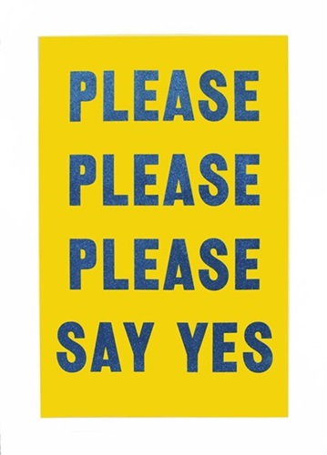 David Buonaguidi - Please Please Please Say Yes - First Edition