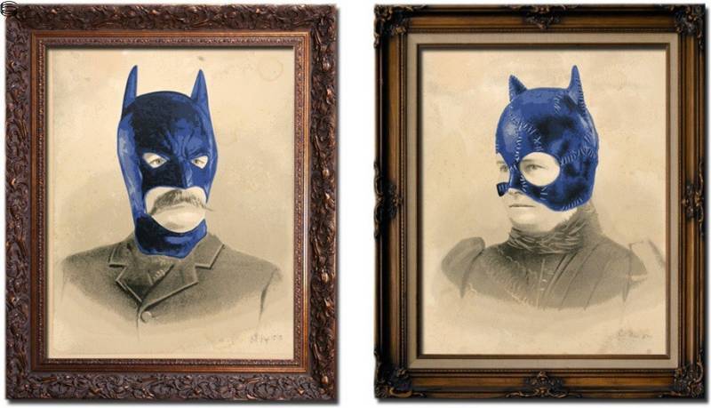 Mr Brainwash - Bat Papi and Cat Nana 08 - Screen Print Set Edition