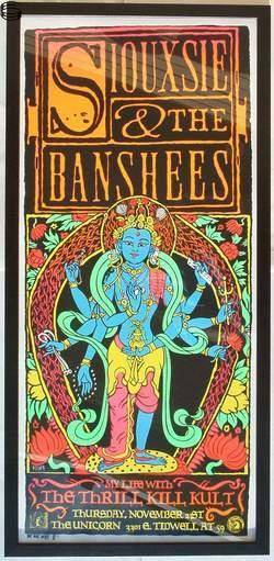 KOZIK SIOUXSIE ＆ THE BANSHEES ポスター　1st KOZIK SIOUXSIE ＆ THE BANSHEES ポスター 1st