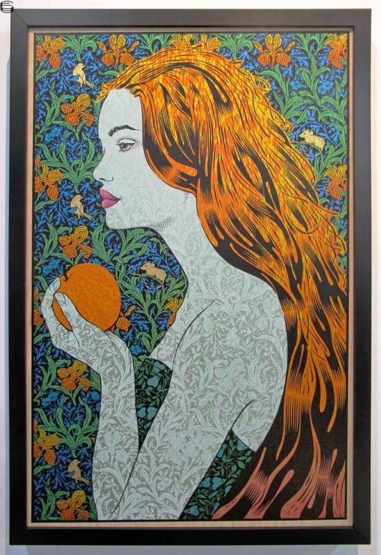 Chuck Sperry - Sister (Green) - Wood Panel Edition