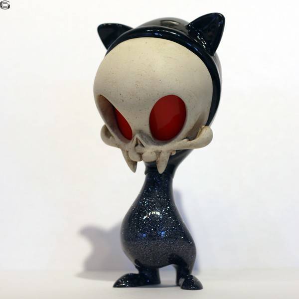 Skelve Black Death Glitter Vamp 14