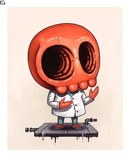 Skully Cosplay Dr. Zoidberg