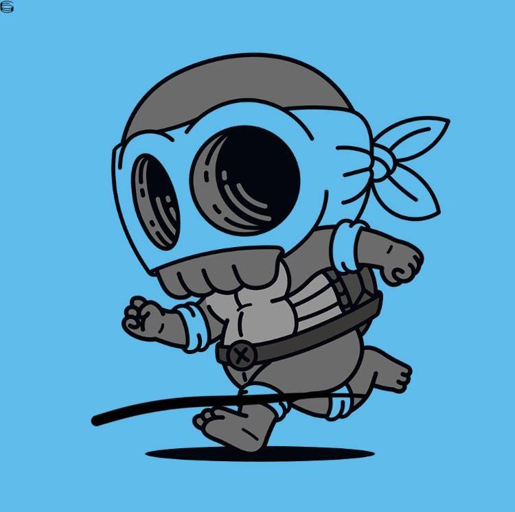 Mike Mitchell - Skully III - Leo TMNT Edition