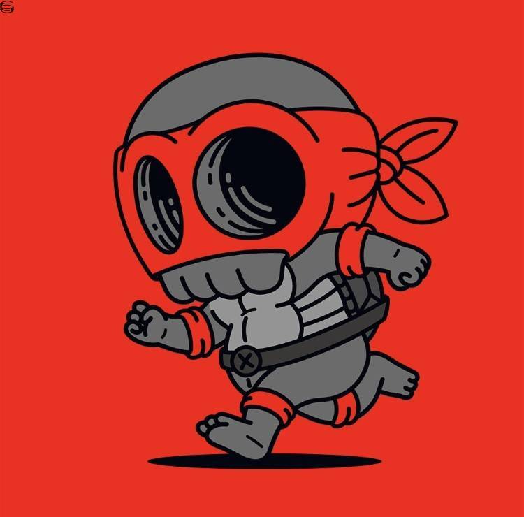 Mike Mitchell - Skully III - Raph TMNT Edition