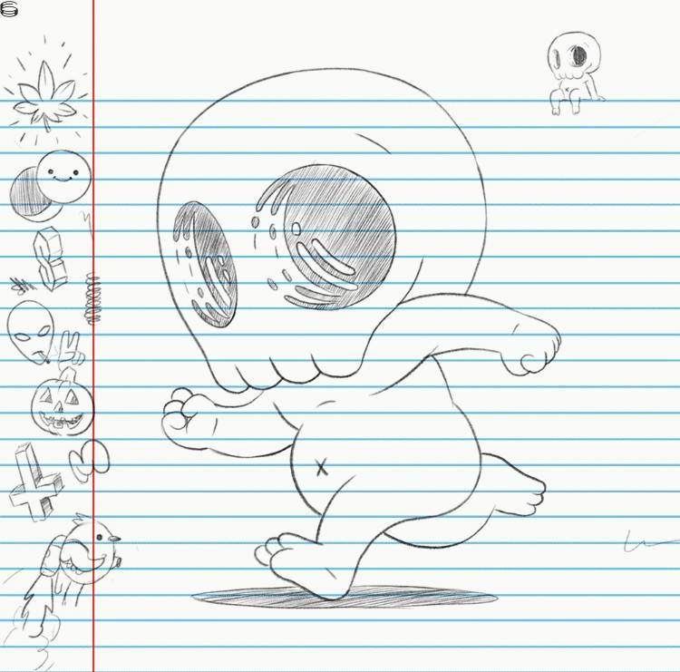 Mike Mitchell - Skully III - Sketch Edition
