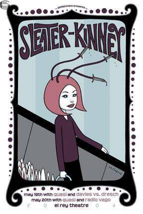 Tara McPherson - Sleater Kinney LA 04