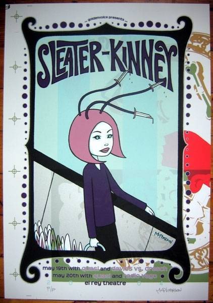 Tara McPherson - Sleater Kinney LA 04 - PP 3 Edition
