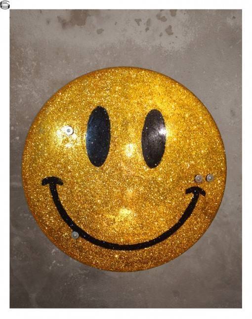 James Cauty - Smiley Riot Shield - Glitter SRS 1 Edition