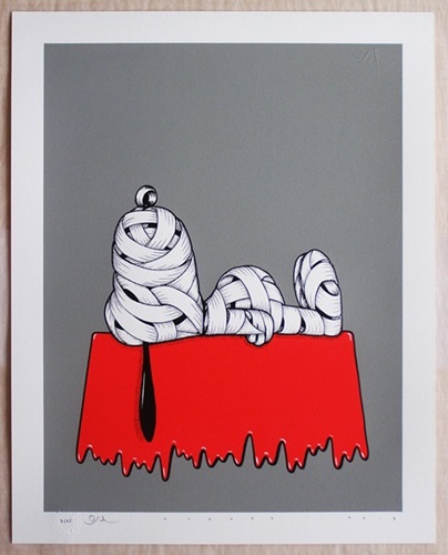 Otto Schade - Snoopy Ribboned - Grey Edition