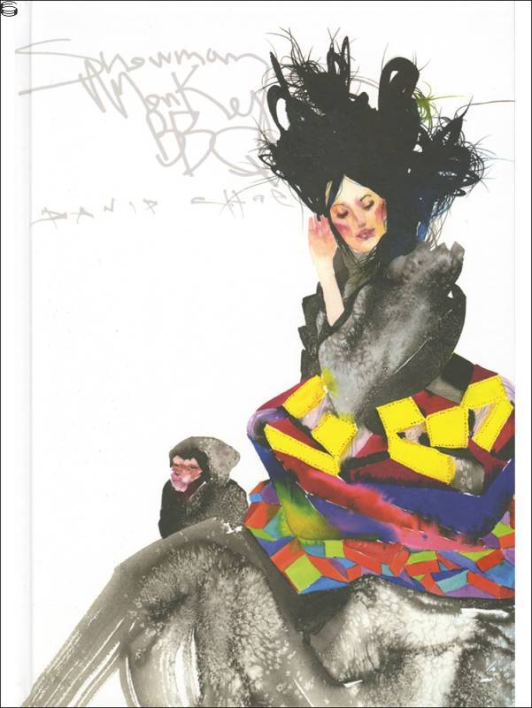 David Choe - Snowman Monkey BBQ - Watercolor Edition