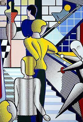 Roy Lichtenstein - Bauhaus Stairway