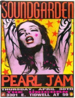 Soundgarden Houston 92 by Frank Kozik | DogStreets