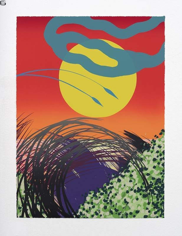 Sam Friedman - Beach Monoprint 35