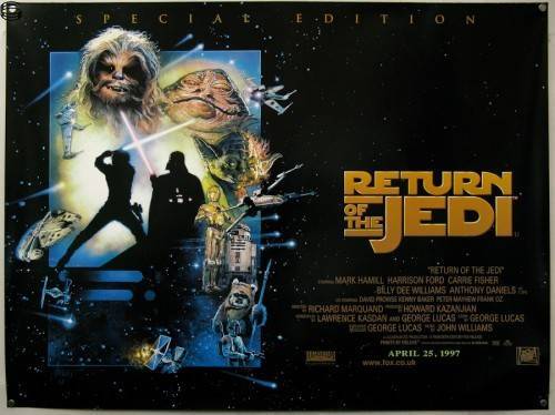 Star Wars: Return of the Jedi (UK Quad Re-release)