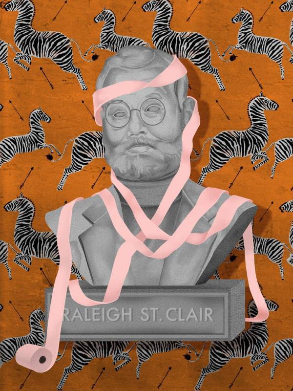 Statue of Raleigh St. Clair