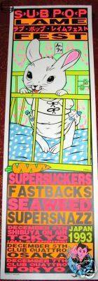 Frank Kozik - Sub Pop Lame Fest Japan 93 - White Edition