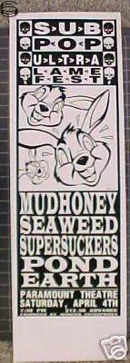 Frank Kozik - Subpop Ultra Lame Fest Seattle 92 - Blackline Edition