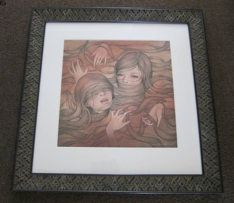 Audrey Kawasaki - Tangled 10 - Ornate Framed Edition