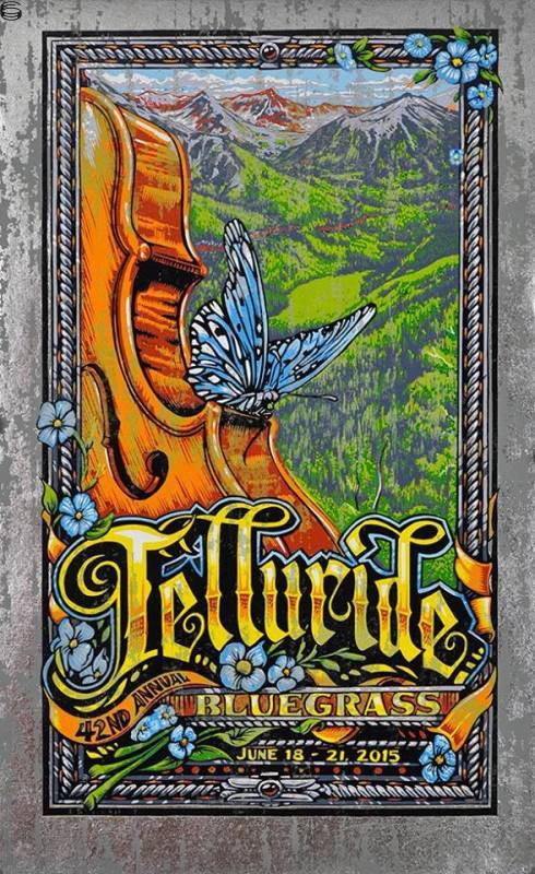 AJ Masthay - Telluride Bluegrass Festival Telluride - Distressed Silver Edition