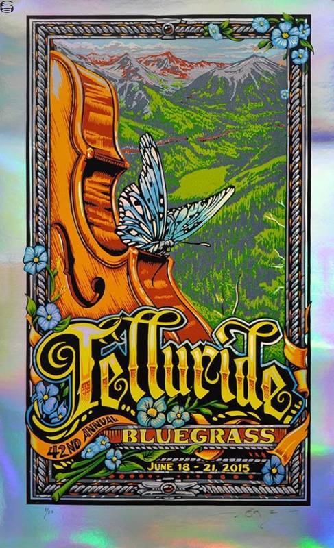 AJ Masthay - Telluride Bluegrass Festival Telluride - Rainbow Foil Edition