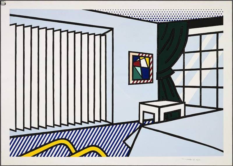 Roy Lichtenstein - Bedroom (C 247)