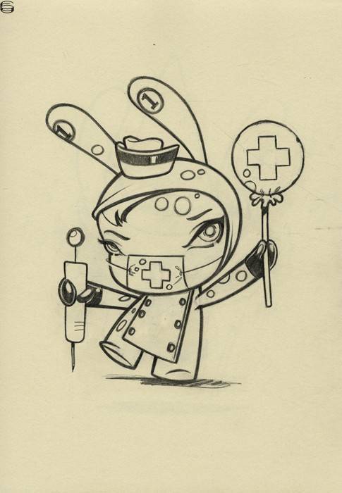 The 13: No 11: Nurse Casket Concept Sketch 15